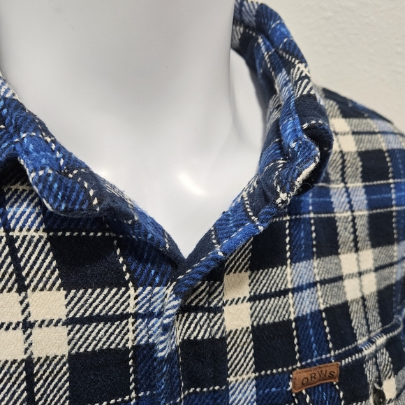 Orvis thick flannel men's button-down XL - Picture 3 of 8